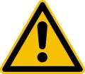  Warnschilder Warnung vor einer Gefahrenstelle 