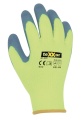  Winterhandschuh Acryl mit Latexbeschichtung, gelb/blau 