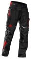  Pulsschlag 2124 Damen-Bundhose schwarz/mittelrot 