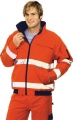  2043 Warnschutz-Pilotenjacke uni orange oder uni gelb 