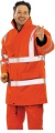  2053 Warnschutz-Parka uni orange oder uni gelb 