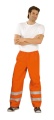  2064 Warnschutz-Regen-Hose uni orange 