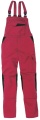  Image-Dress new design 3347 Latzhose mittelrot/schwarz 