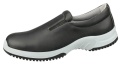  1741 Damen-Herren Sicherheits-Slipper, Mikrofaser schwarz 