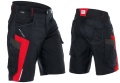  Bodyforce 2425 Shorts schwarz/mittelrot 