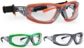  Mirador Schutzbrille, in orange, schwarz und grün 
