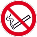  Verbotsschilder Rauchen verboten auch langnachleuchtend (HI) 